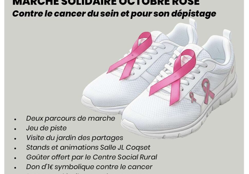 Marche Solidaire Octobre Rose 2025 en Pays Noyonnais